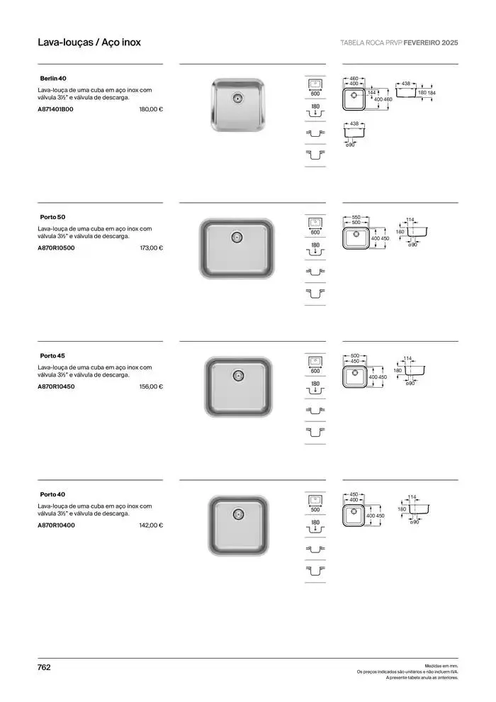 Folheto Soluções de Banho  de 6 de janeiro até 31 de dezembro 2025 - Pagina 764