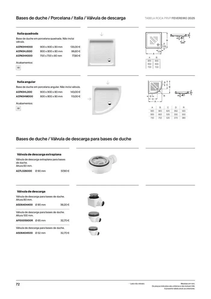 Folheto Soluções de Banho de 6 de janeiro até 31 de dezembro 2025 - Pagina 74