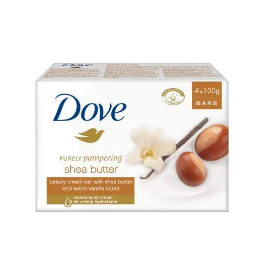 DOVE Sabonete Shea Butter & Vanilla 4x90 g