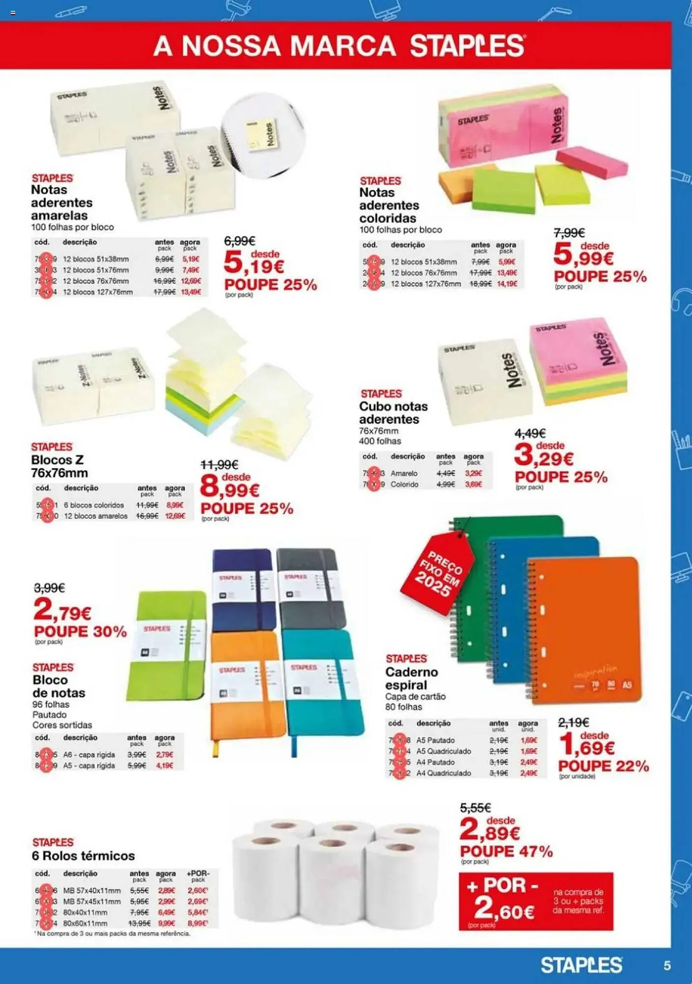 Folheto Folheto Staples de 2 de janeiro até 20 de fevereiro 2025 - Pagina 5