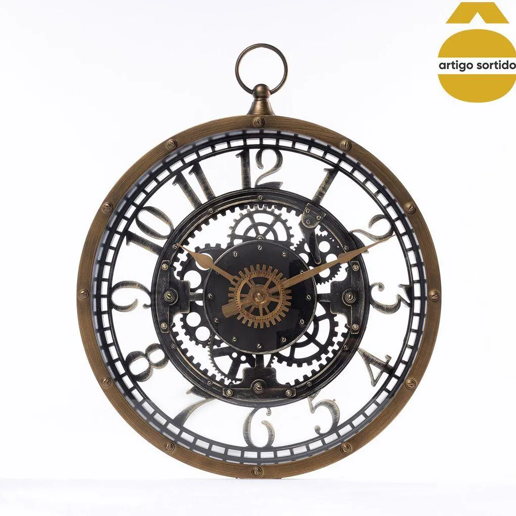 Relógio de parede meca 27cm