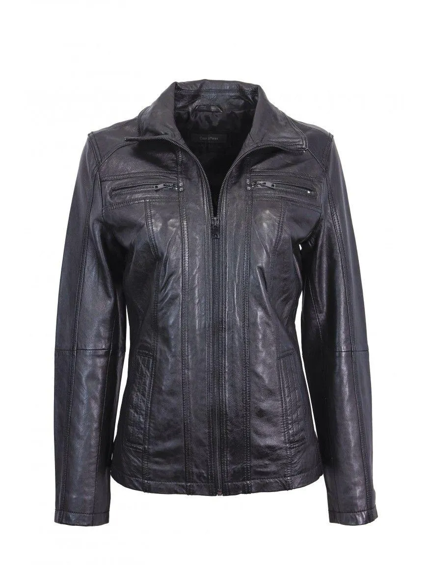 Blusão em pele Diana