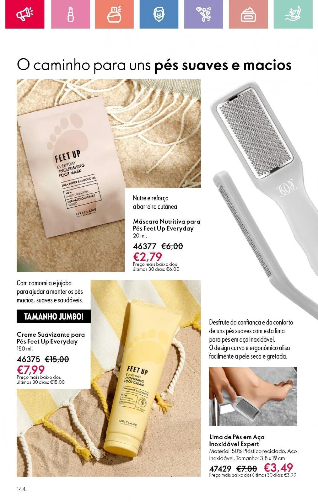 Folheto Folheto de Oriflame até 05.07.2025 de 18 de junho até 5 de julho 2025 - Pagina 144