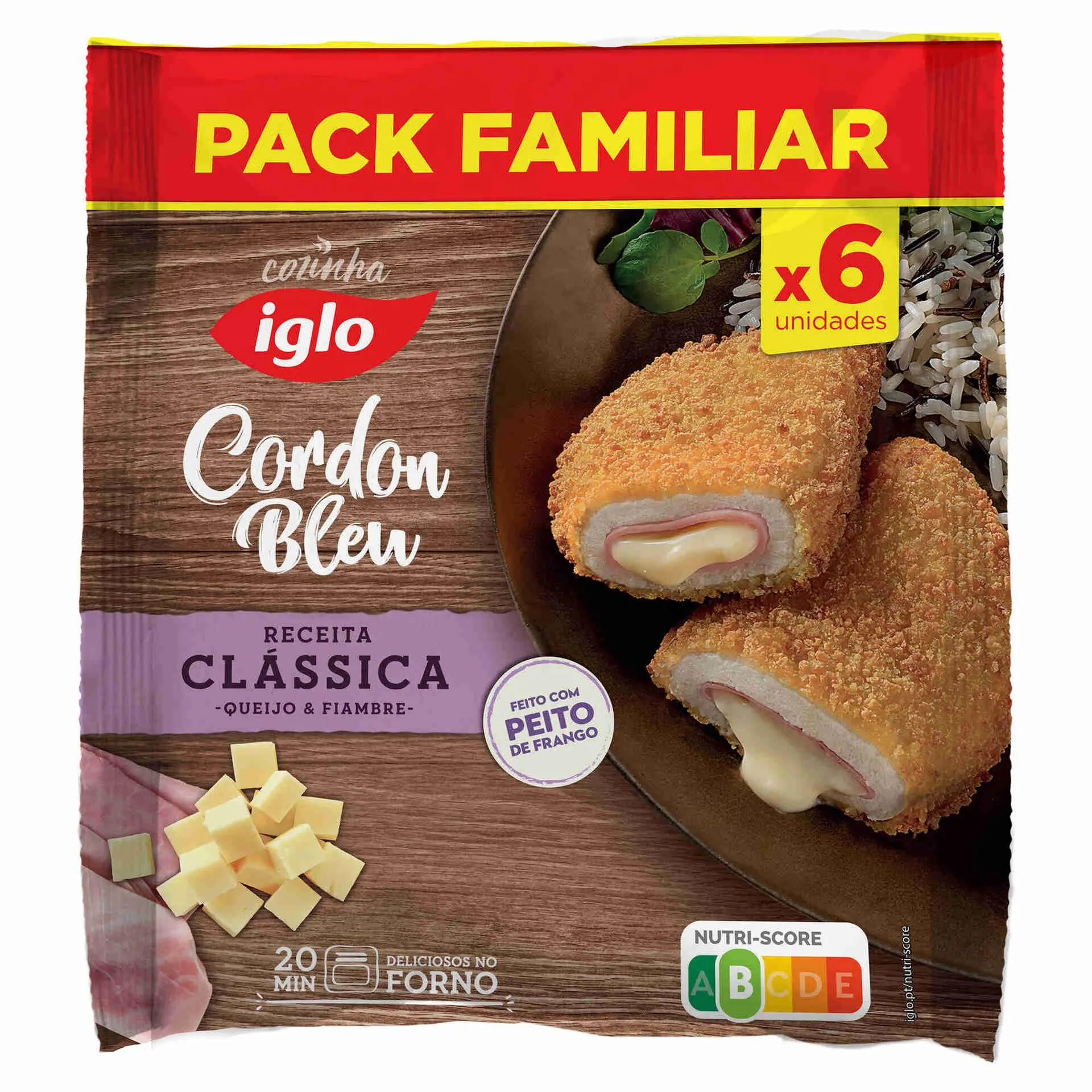 Crocante de Frango Cordon Bleu