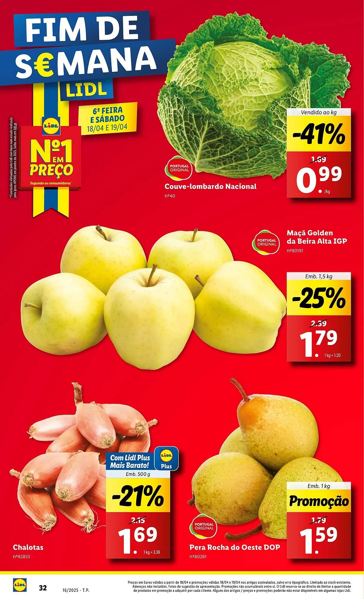 Folheto Folheto Lidl de 14 de abril até 19 de abril 2025 - Pagina 32