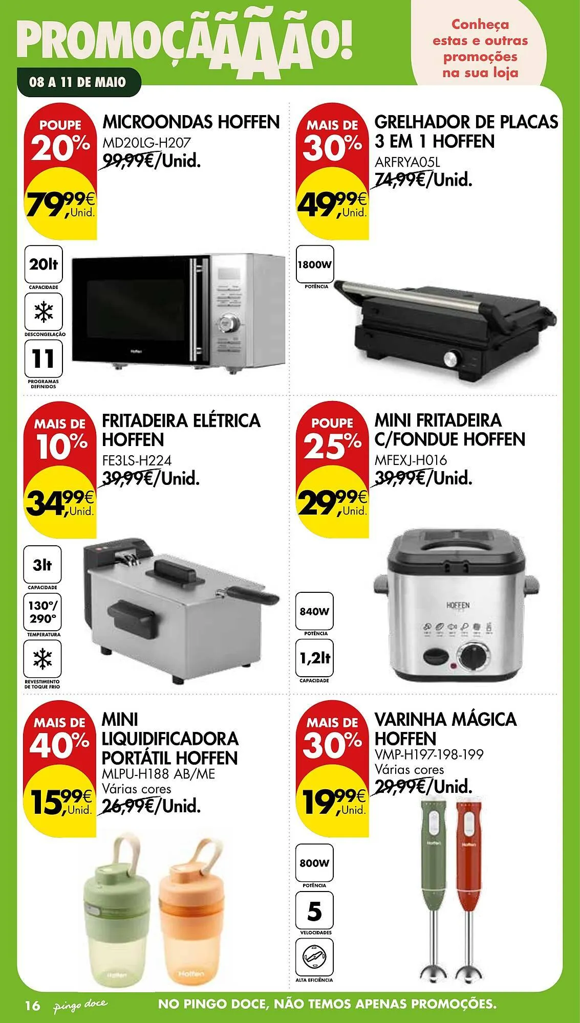 Folheto Folheto Pingo Doce de 8 de maio até 11 de maio 2026 - Pagina 16