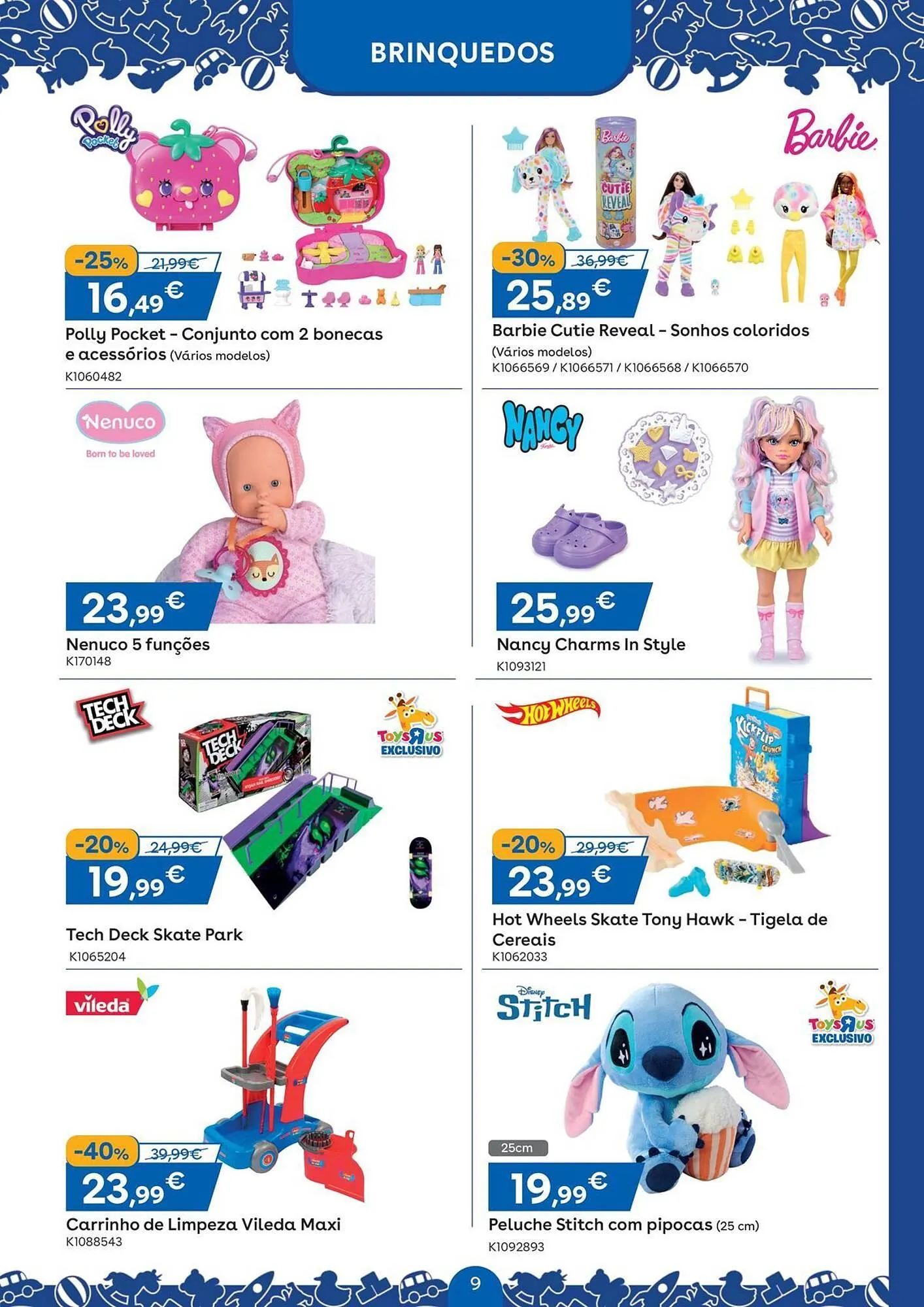 Folheto Folheto Toys R Us de 2 de junho até 22 de junho 2025 - Pagina 9