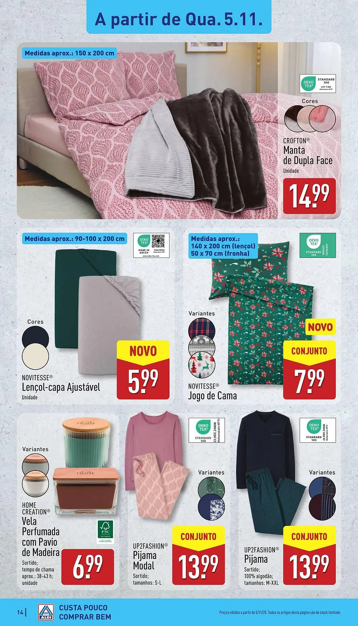 Folheto Folheto ALDI de 3 de novembro até 9 de novembro 2025 - Pagina 14