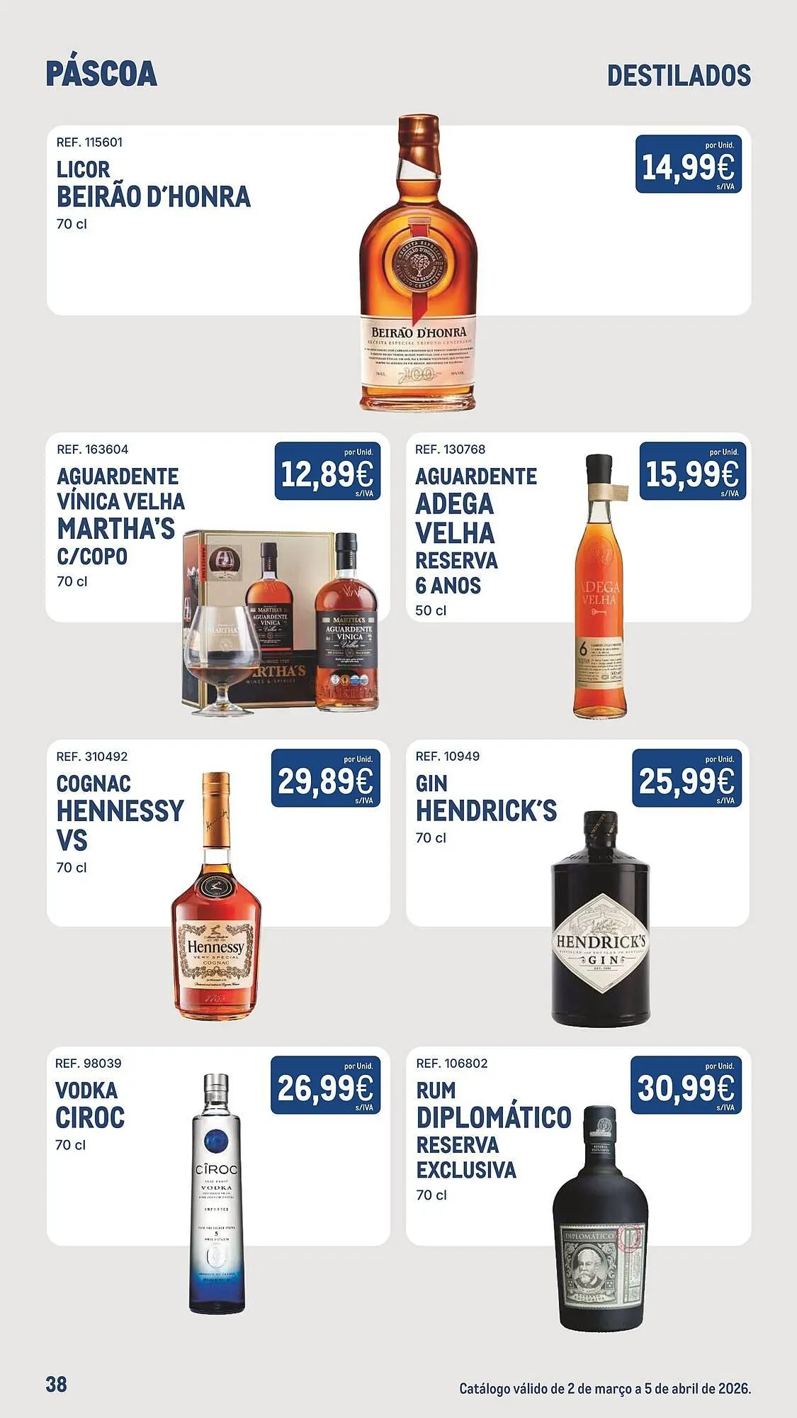 Folheto Catálogo Makro de 2 de março até 5 de abril 2026 - Pagina 38