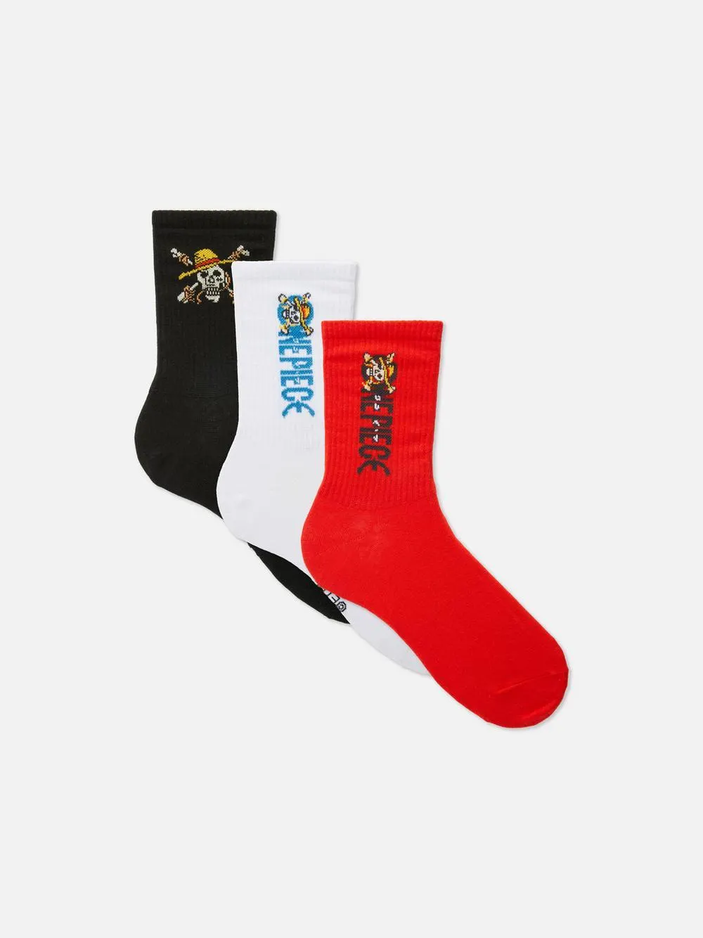 Pack 3 pares meias One Piece