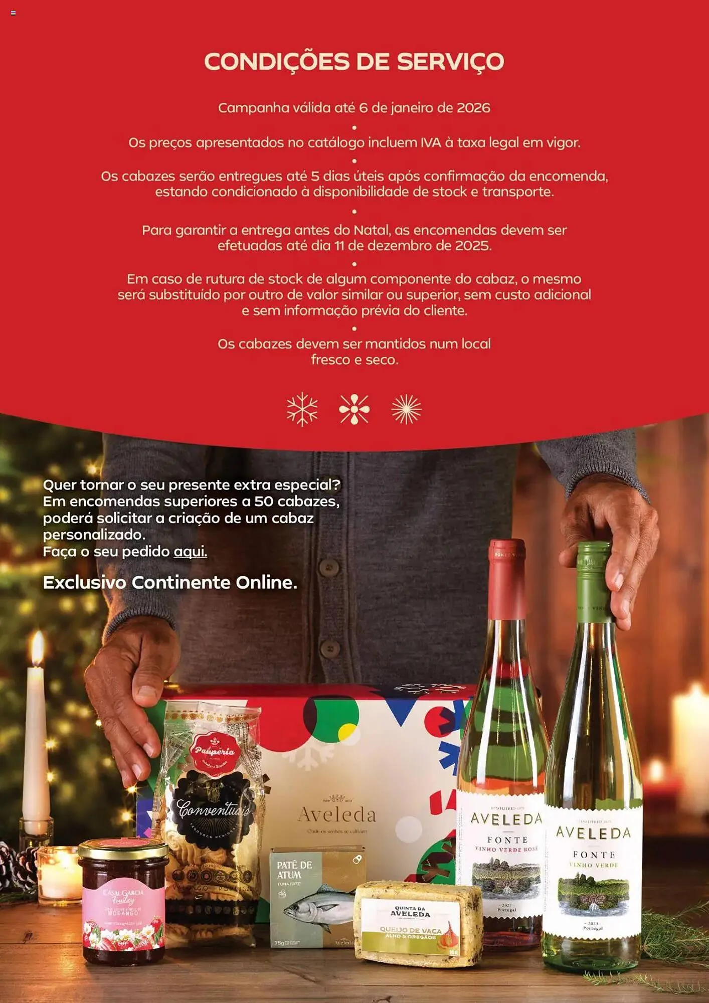 Folheto Folheto Continente de 6 de outubro até 6 de janeiro 2026 - Pagina 32