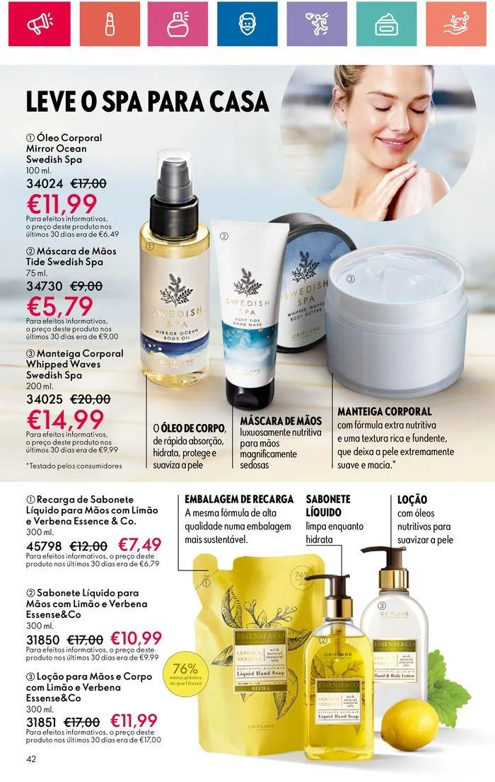 Folheto Folheto Oriflame de 30 de maio até 19 de junho 2024 - Pagina 42
