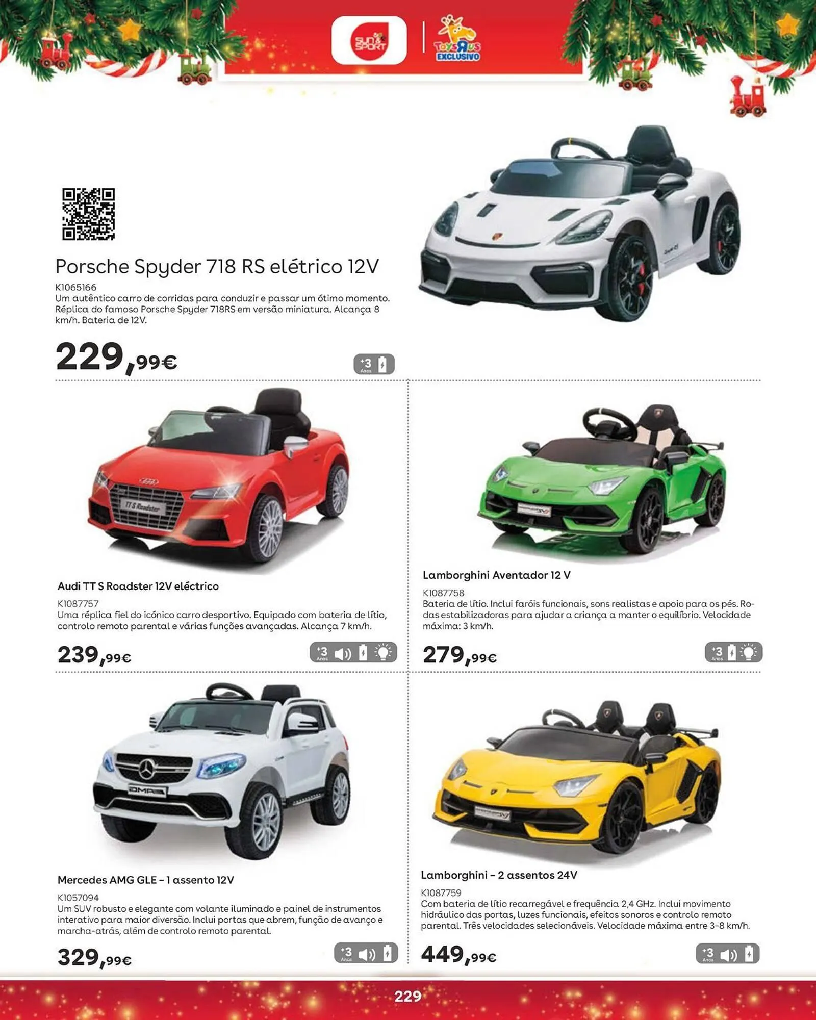 Folheto Catálogo Toys R Us de 5 de novembro até 5 de janeiro 2026 - Pagina 229