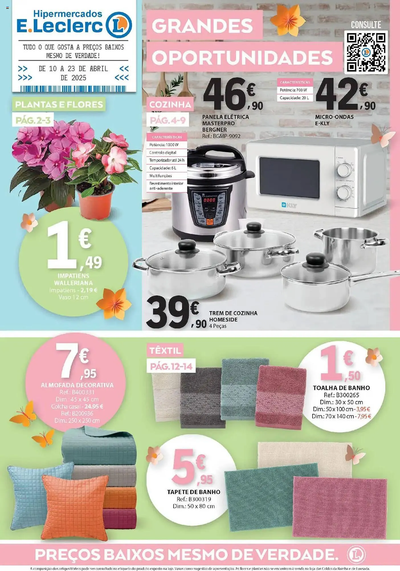 Folheto Folheto E.Leclerc de 10 de abril até 23 de abril 2025 - Pagina 1