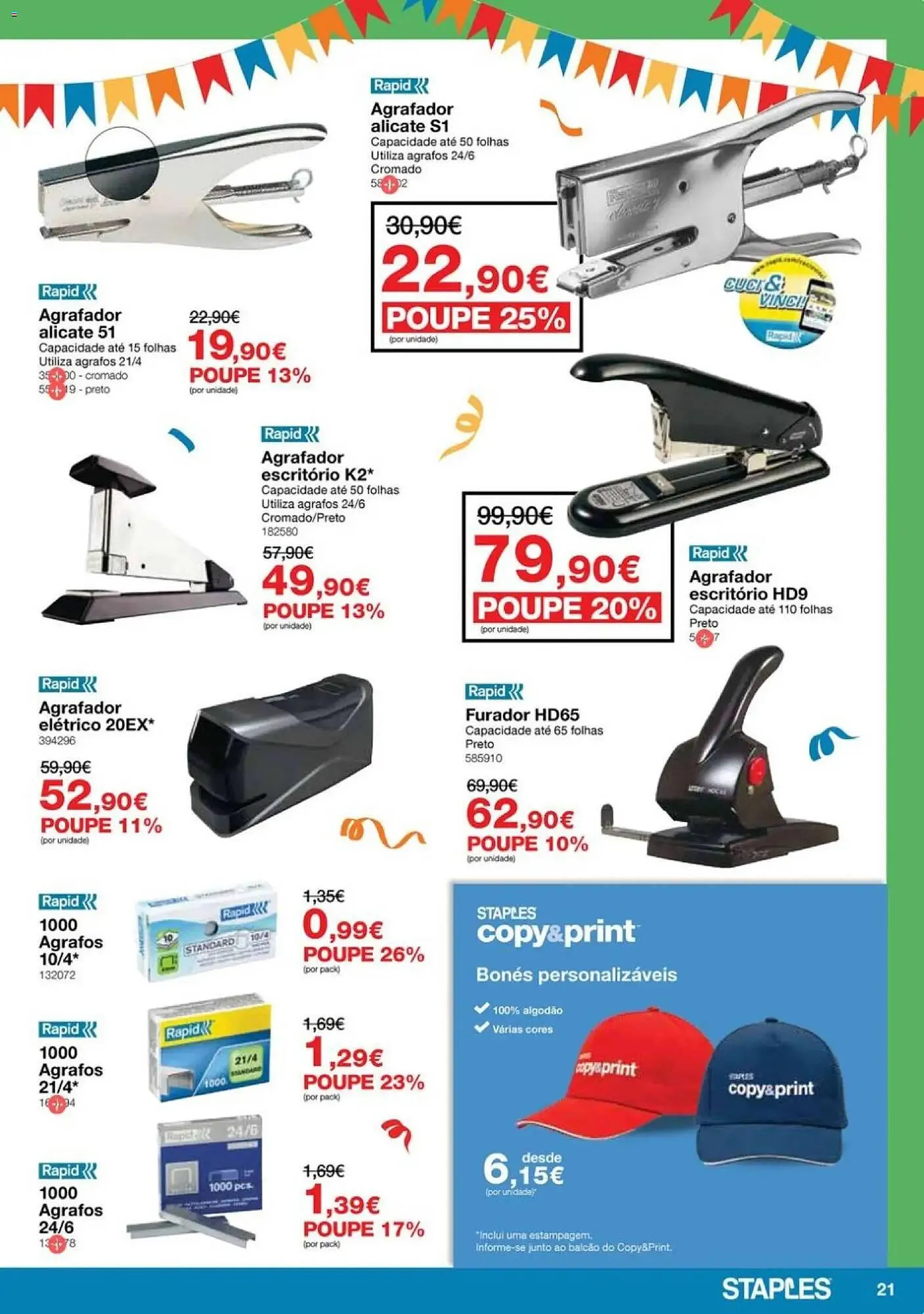 Folheto Folheto Staples de 4 de maio até 28 de maio 2026 - Pagina 21