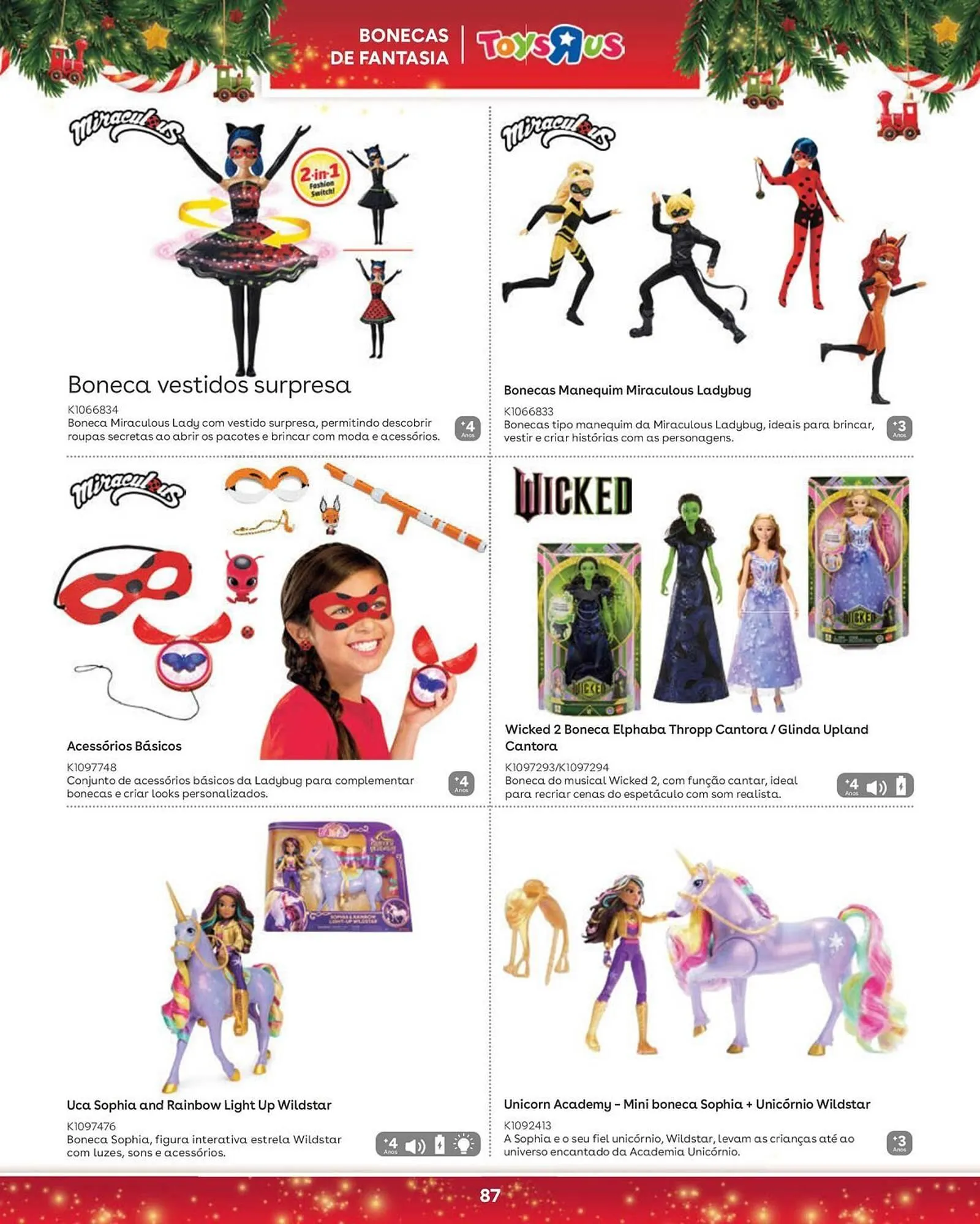 Folheto Catálogo Toys R Us de 5 de novembro até 5 de janeiro 2026 - Pagina 87