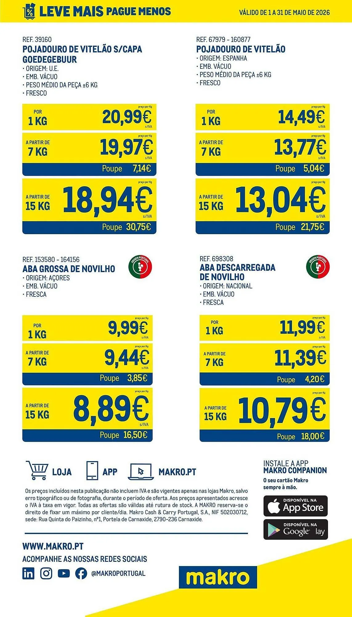 Folheto Catálogo Makro de 4 de maio até 31 de maio 2026 - Pagina 7