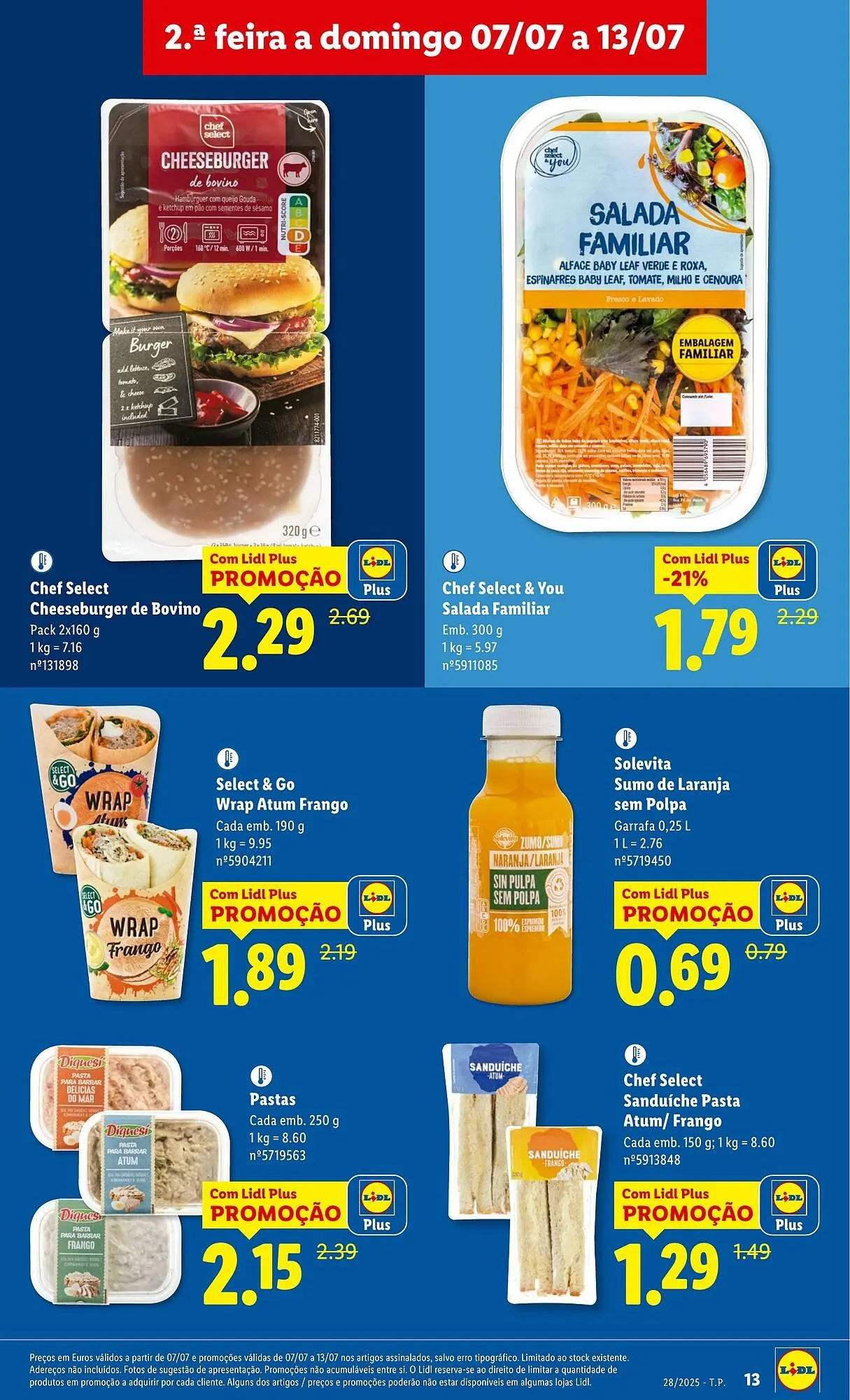 Folheto Folheto Lidl de 7 de julho até 13 de julho 2025 - Pagina 13
