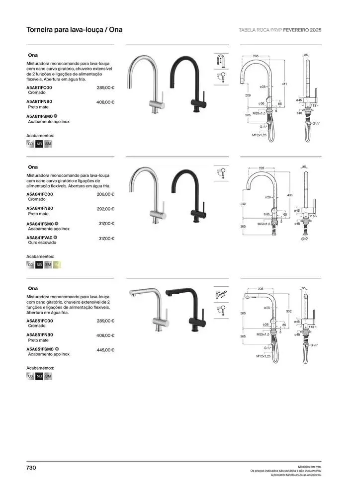 Folheto Soluções de Banho  de 6 de janeiro até 31 de dezembro 2025 - Pagina 732