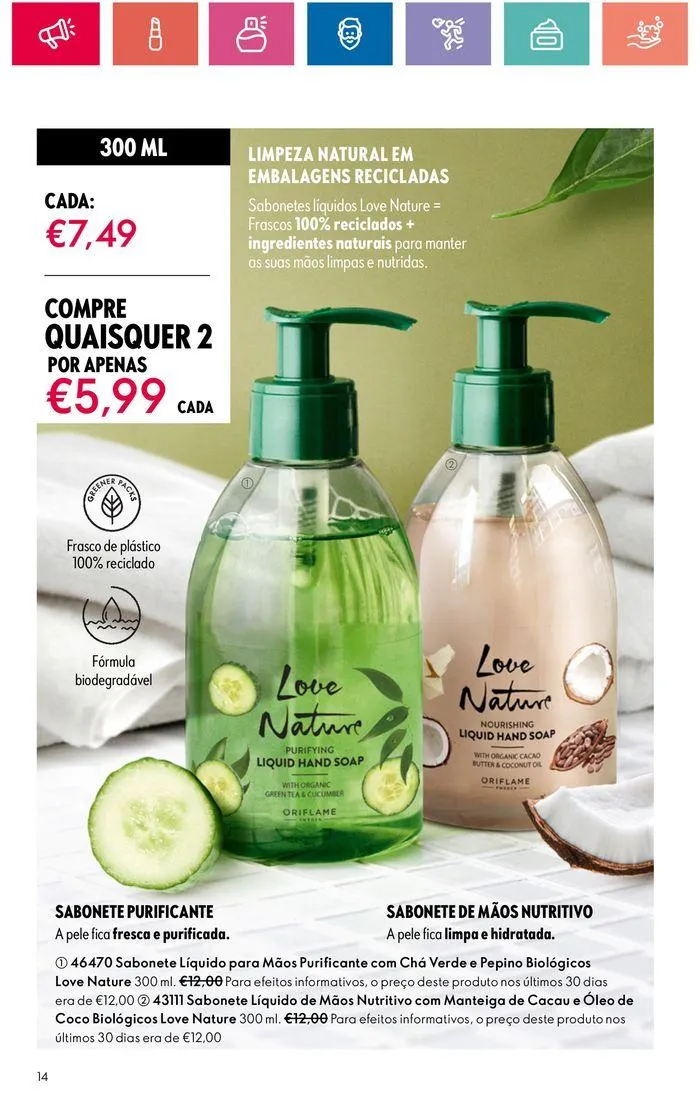 Folheto Folheto Oriflame de 30 de maio até 19 de junho 2024 - Pagina 14