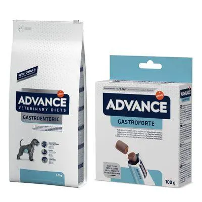 Advance Veterinary Diets 12 kg Gastroenteric + 10 x 10 g Suplemento grátis!