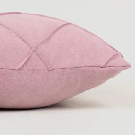 Almofada retangular 30x50 New Rombo camurça rosa palo