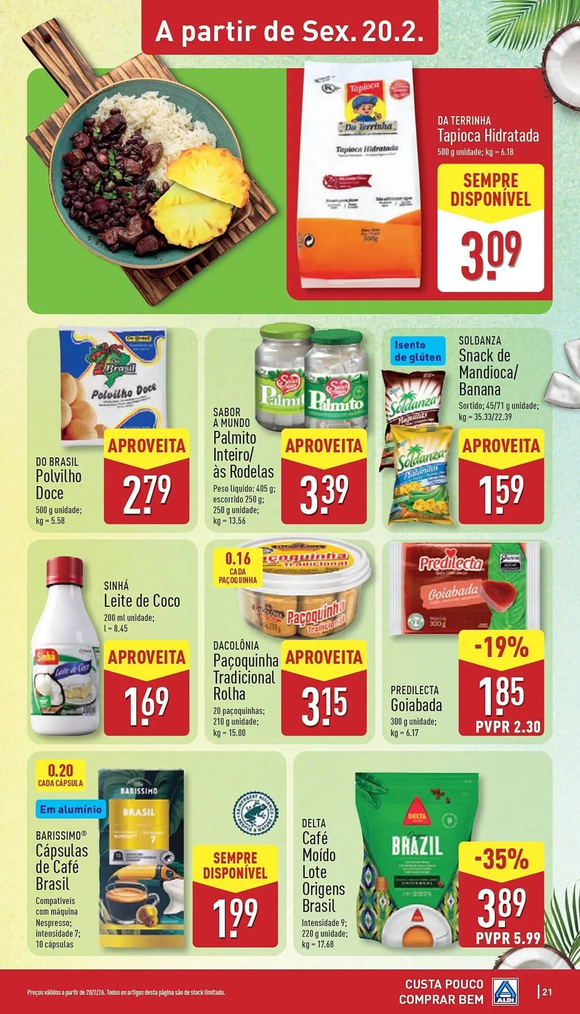 Folheto Folheto ALDI de 16 de fevereiro até 22 de fevereiro 2026 - Pagina 21
