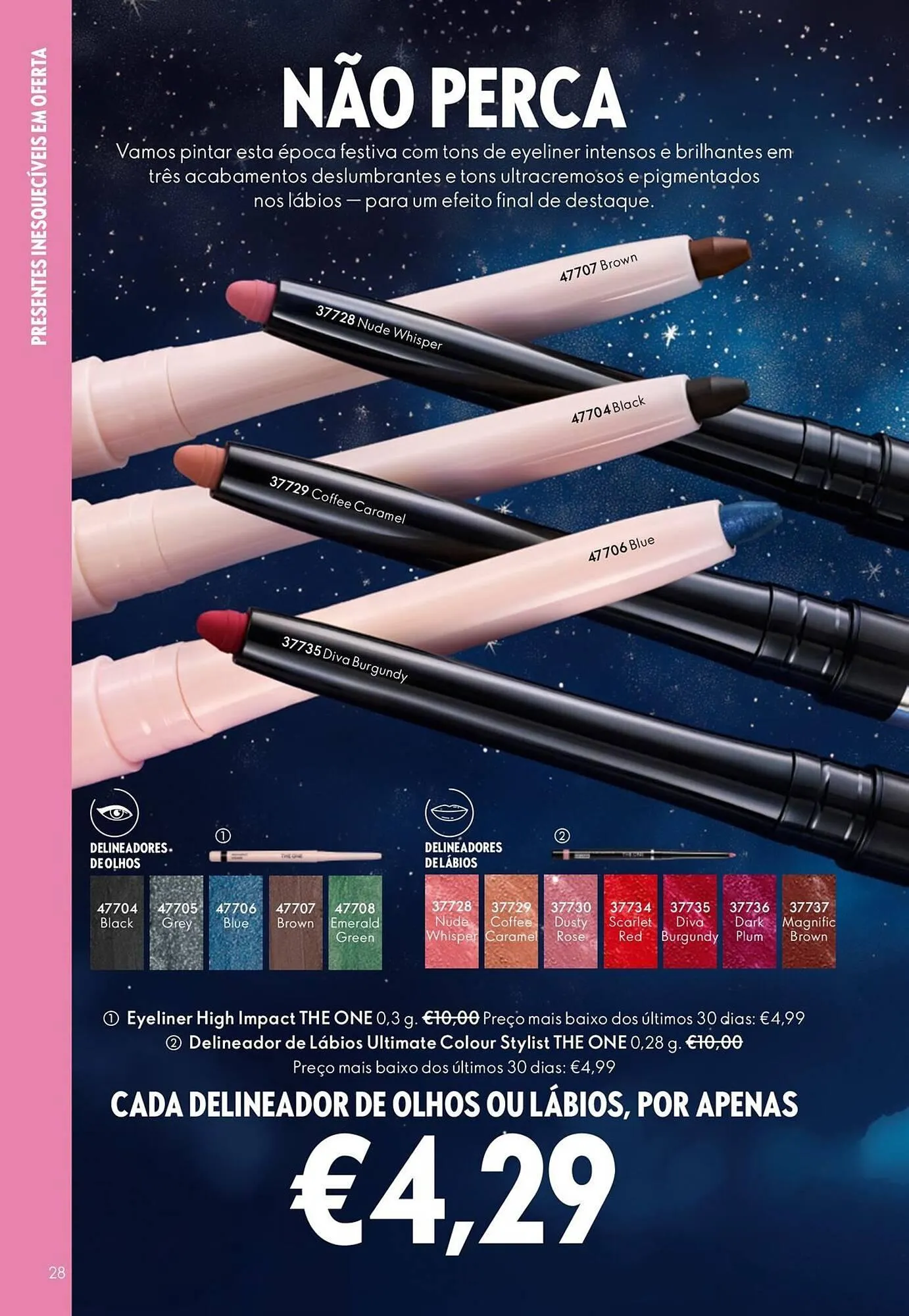 Folheto Catálogo Oriflame de 3 de dezembro até 22 de dezembro 2025 - Pagina 28