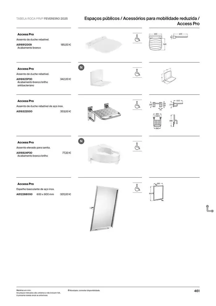 Folheto Soluções de Banho de 6 de janeiro até 31 de dezembro 2025 - Pagina 463