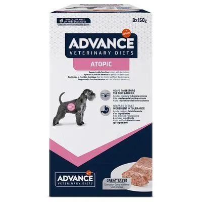 Advance Veterinary Diets 8 x 150 g comida húmida para cães: 6 + 2 grátis!