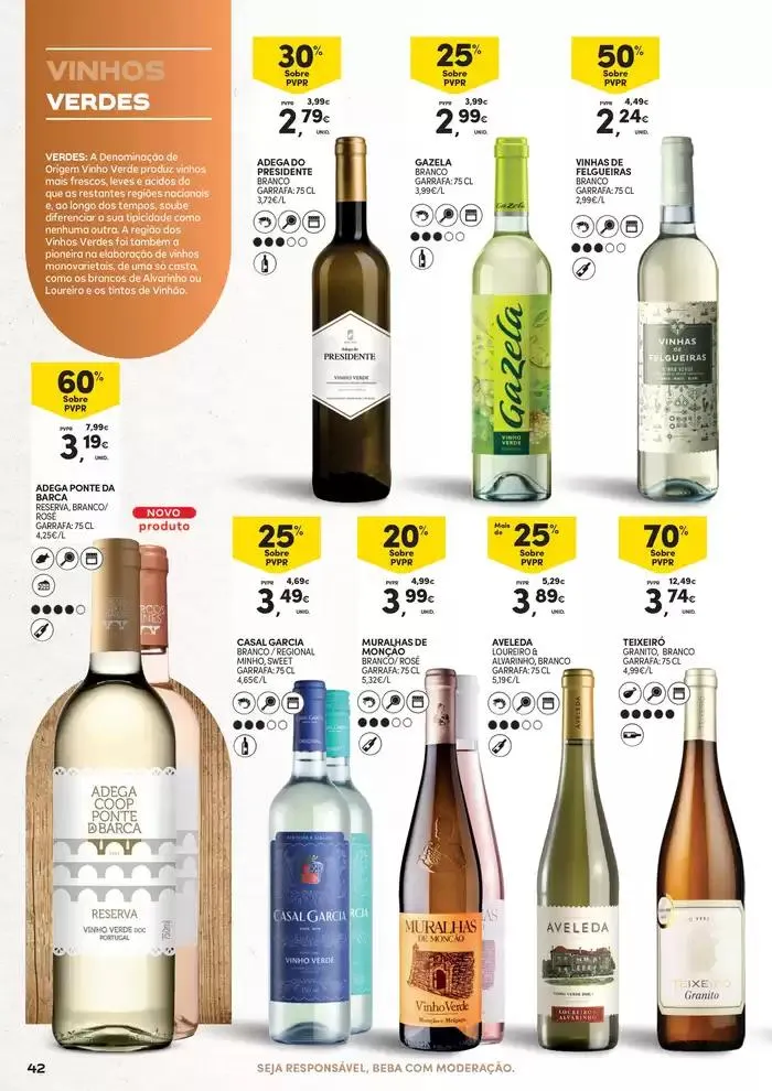 Folheto Queijos, Enchidos e Vinhos de 21 de janeiro até 9 de fevereiro 2025 - Pagina 42