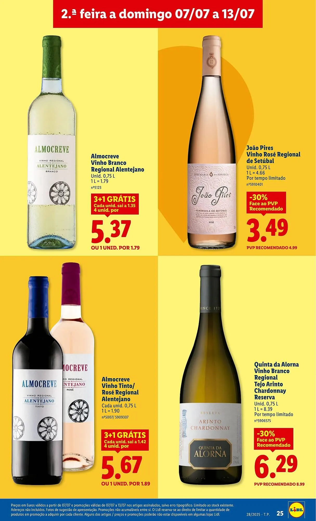 Folheto Folheto Lidl de 7 de julho até 13 de julho 2025 - Pagina 25