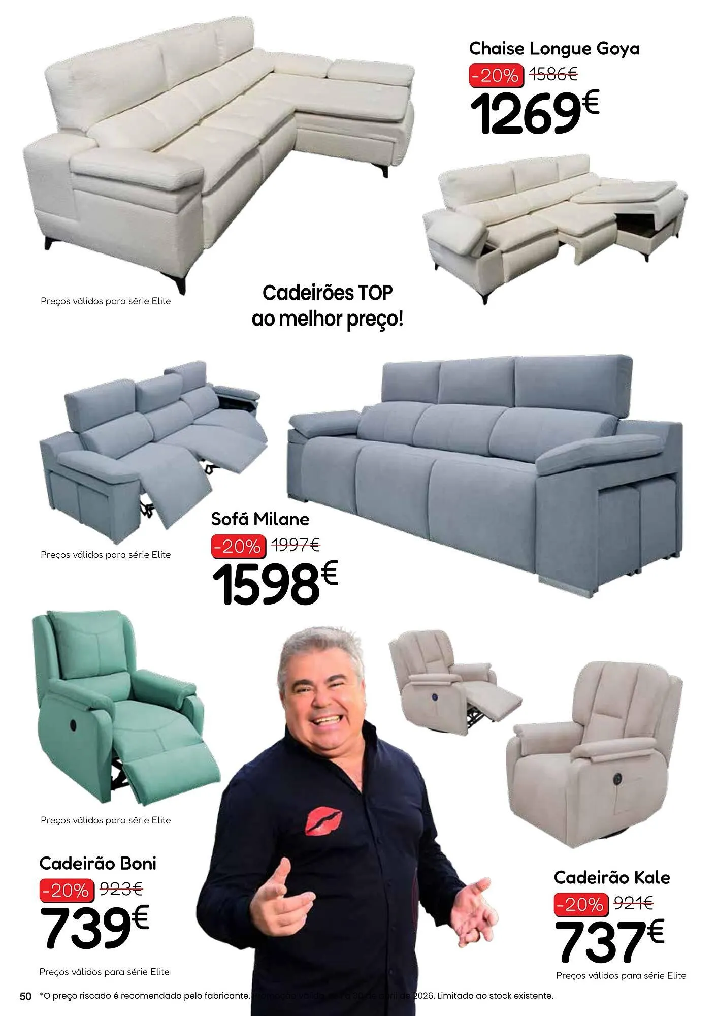 Folheto Folheto Hiper Centro do Móvel de 13 de abril até 30 de abril 2026 - Pagina 50