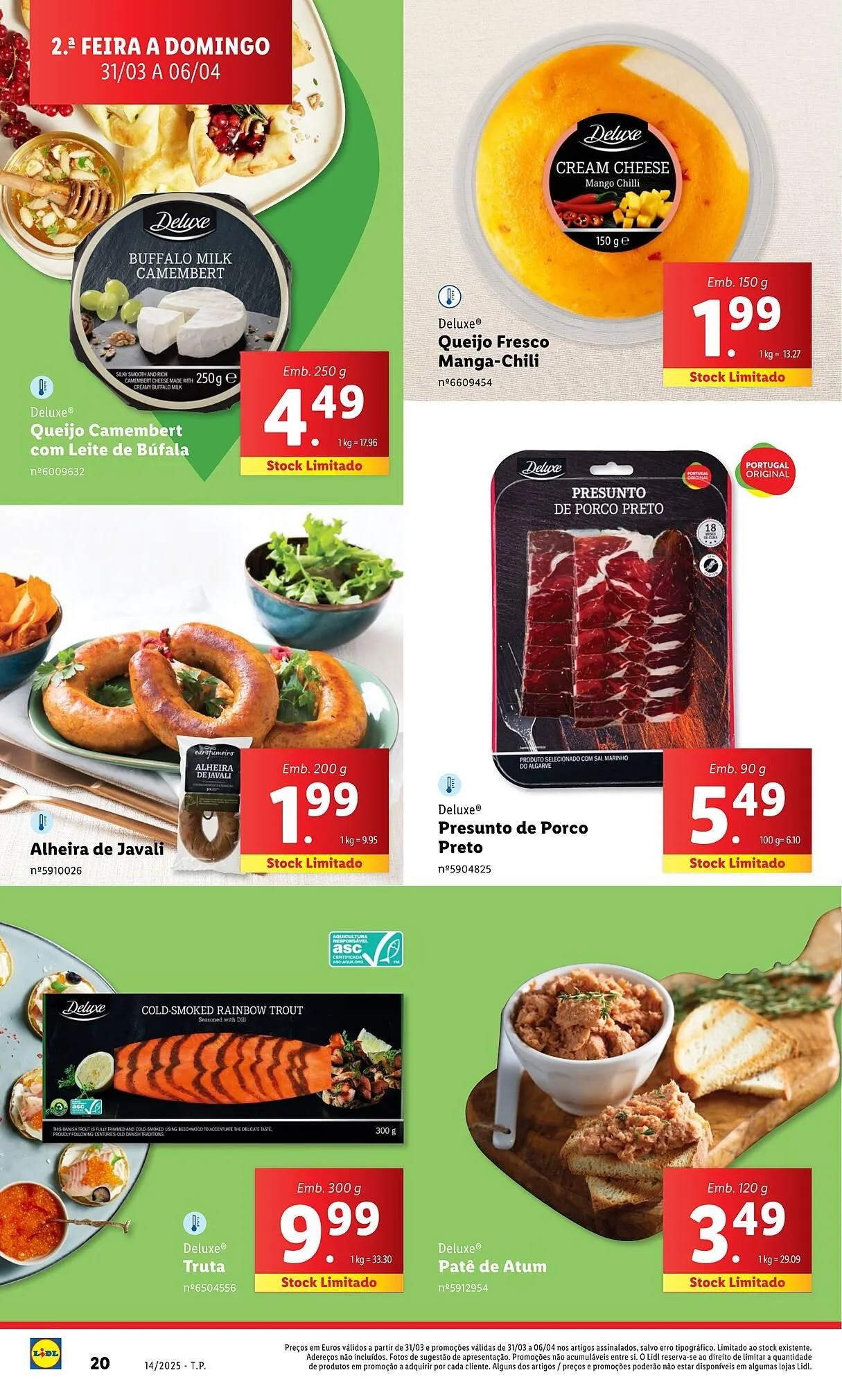 Folheto Folheto Lidl de 31 de março até 6 de abril 2025 - Pagina 20