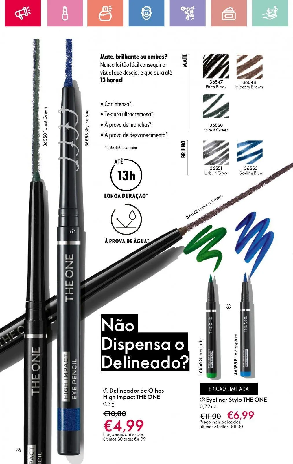 Folheto Folheto de Oriflame até 05.07.2025 de 18 de junho até 5 de julho 2025 - Pagina 76