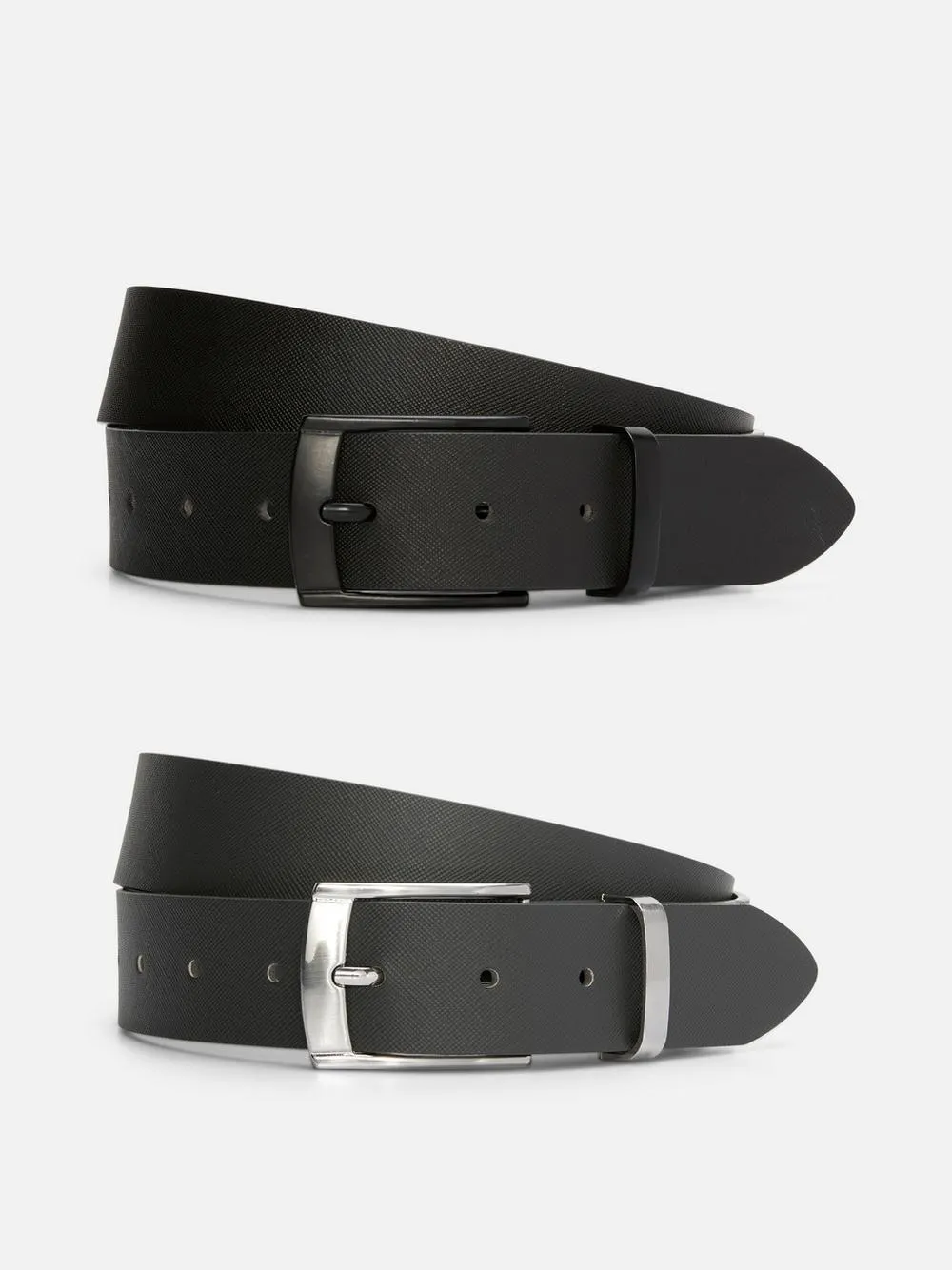 2-Pack Textured Belts