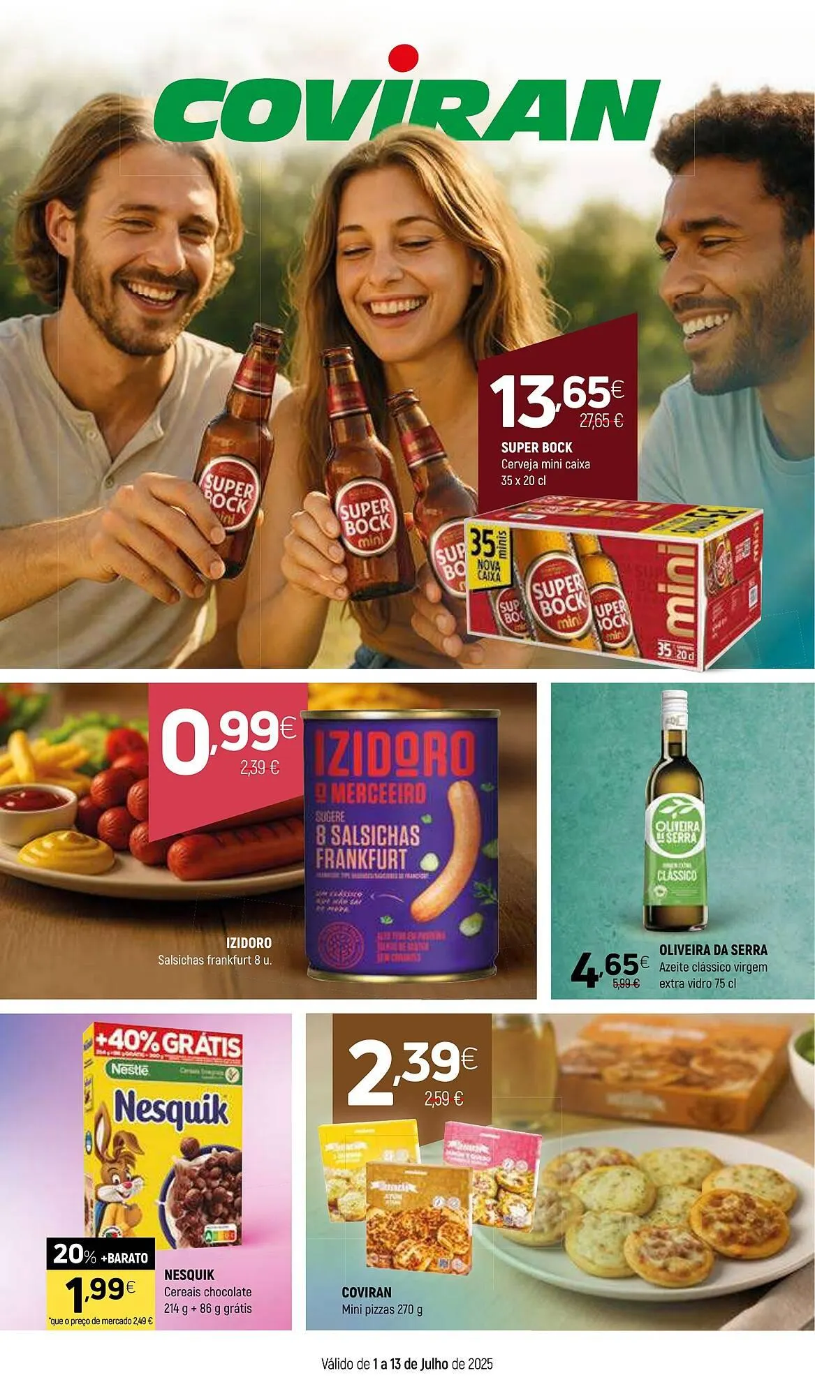 Folheto Folheto Coviran de 1 de julho até 13 de julho 2025 - Pagina 1