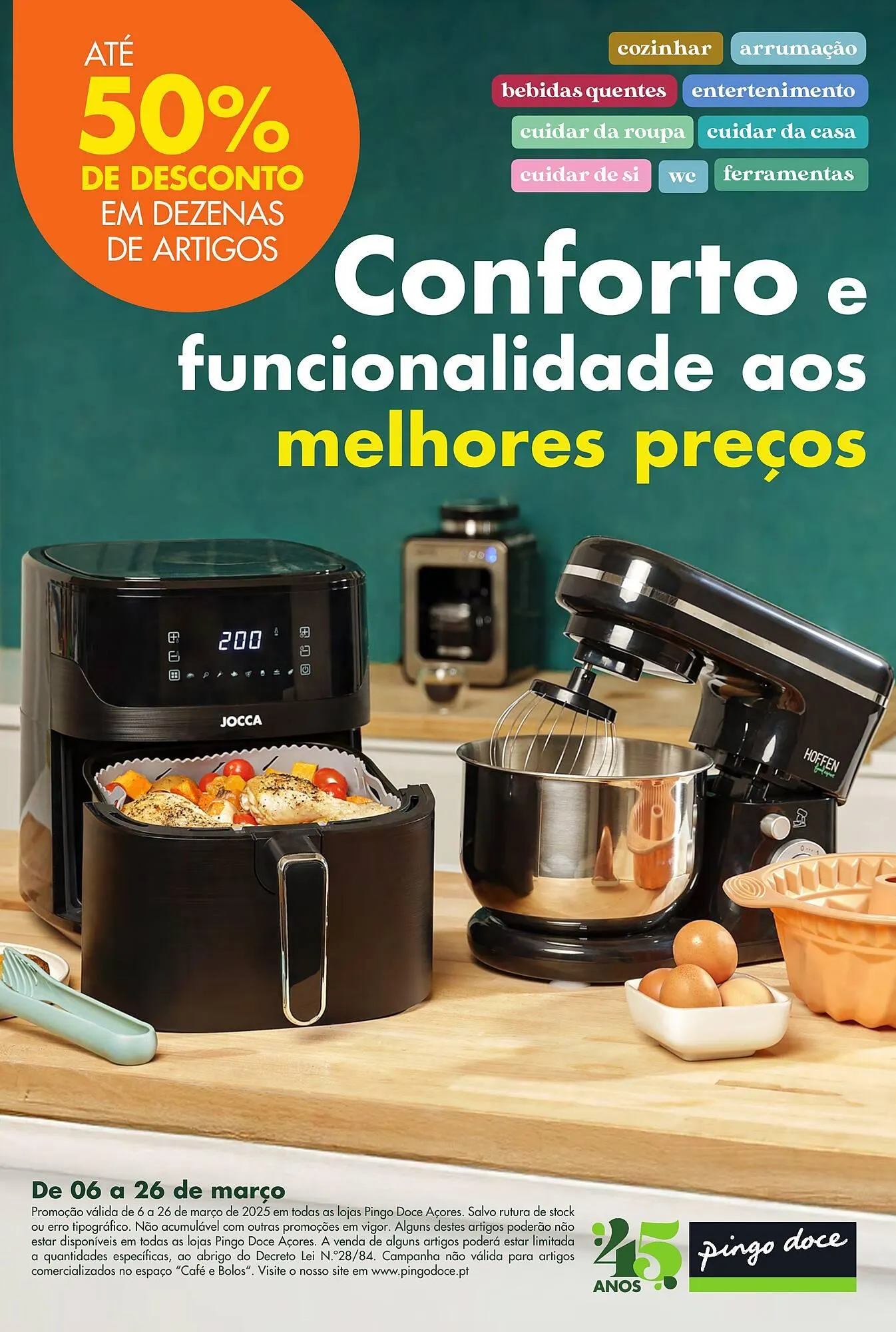 Folheto Folheto Pingo Doce de 6 de março até 26 de março 2025 - Pagina 1
