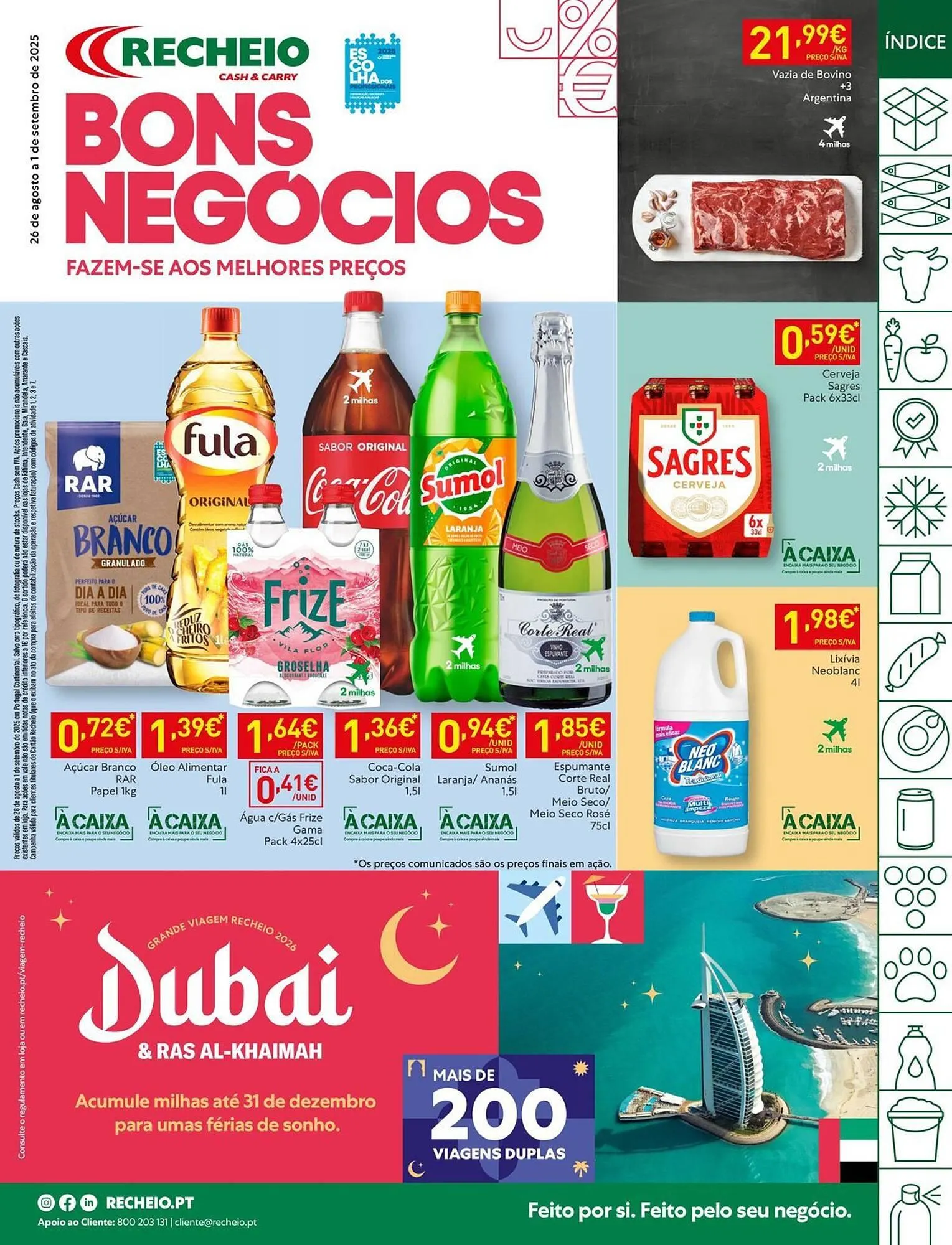 Folheto Folheto Recheio de 26 de agosto até 1 de setembro 2025 - Pagina 1