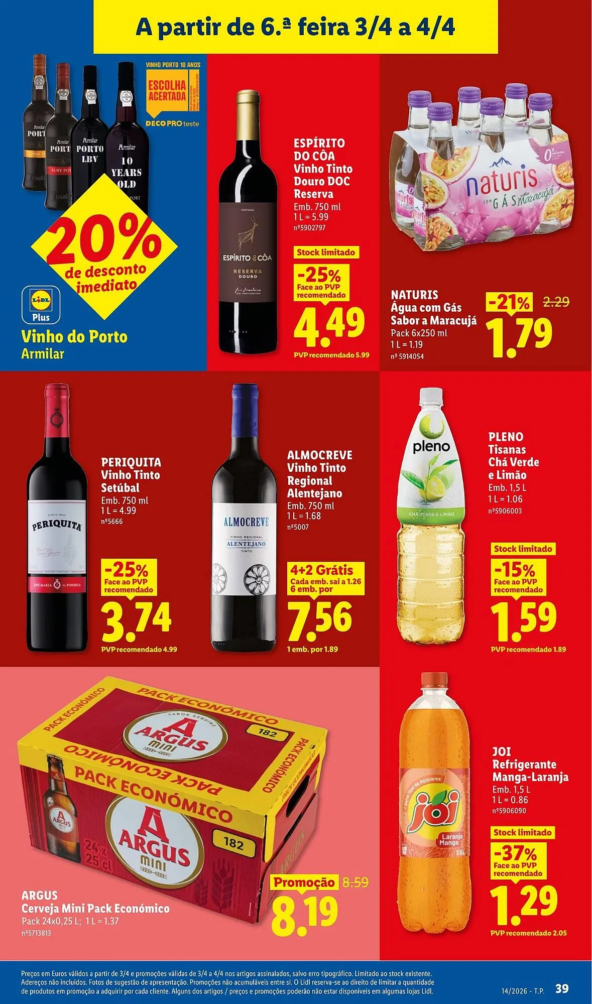 Folheto Folheto Lidl de 30 de março até 4 de abril 2026 - Pagina 39