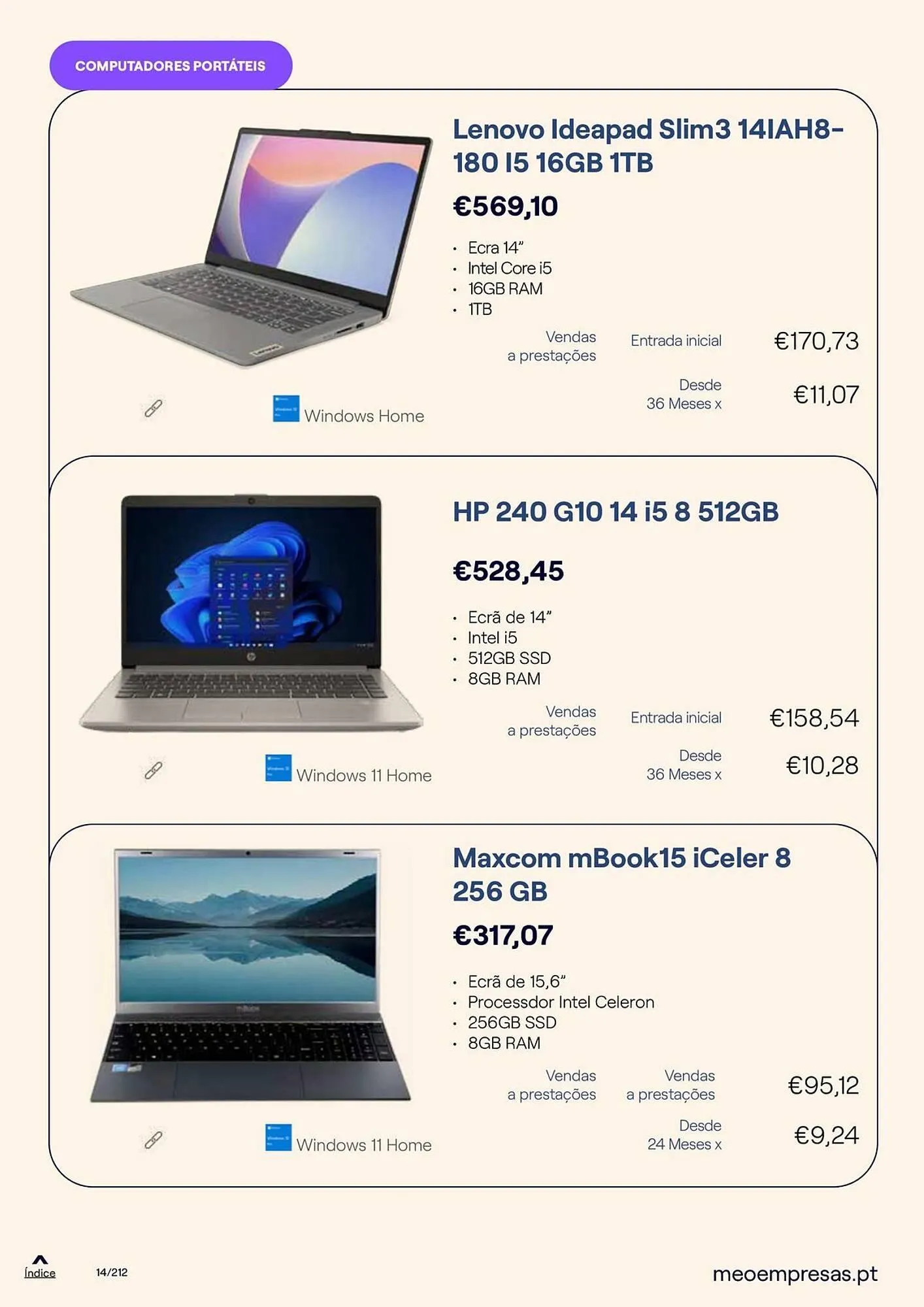 Folheto Catálogo MEO de 20 de outubro até 31 de dezembro 2025 - Pagina 14