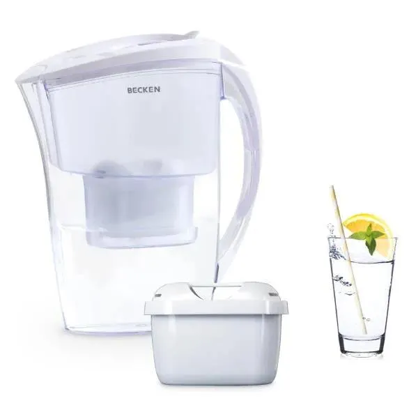 Jarro Purificador de Água BECKEN BWP7588 (2.4 L - 1 Filtro Incluído)
