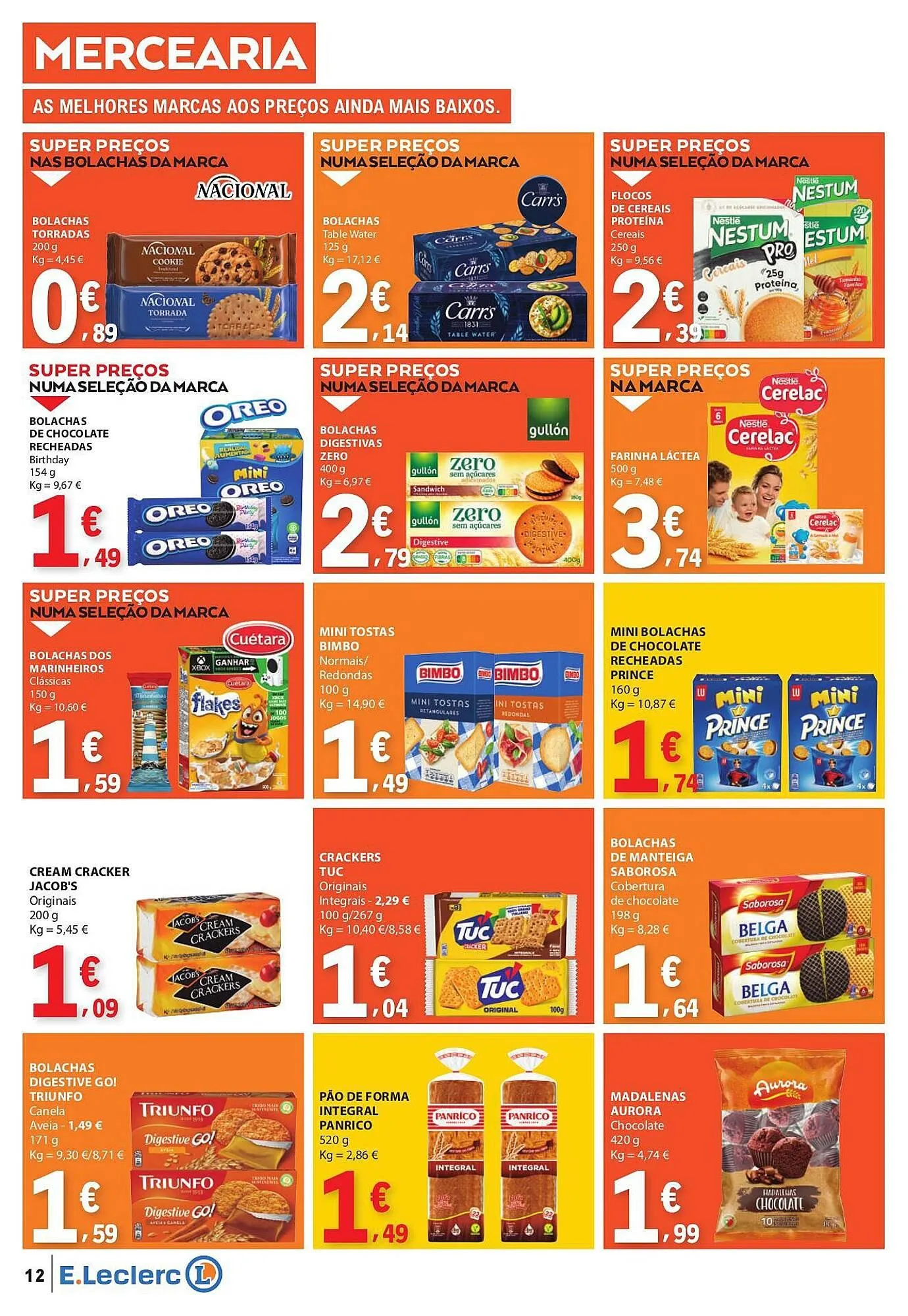 Folheto Folheto E.Leclerc de 22 de janeiro até 28 de janeiro 2026 - Pagina 12