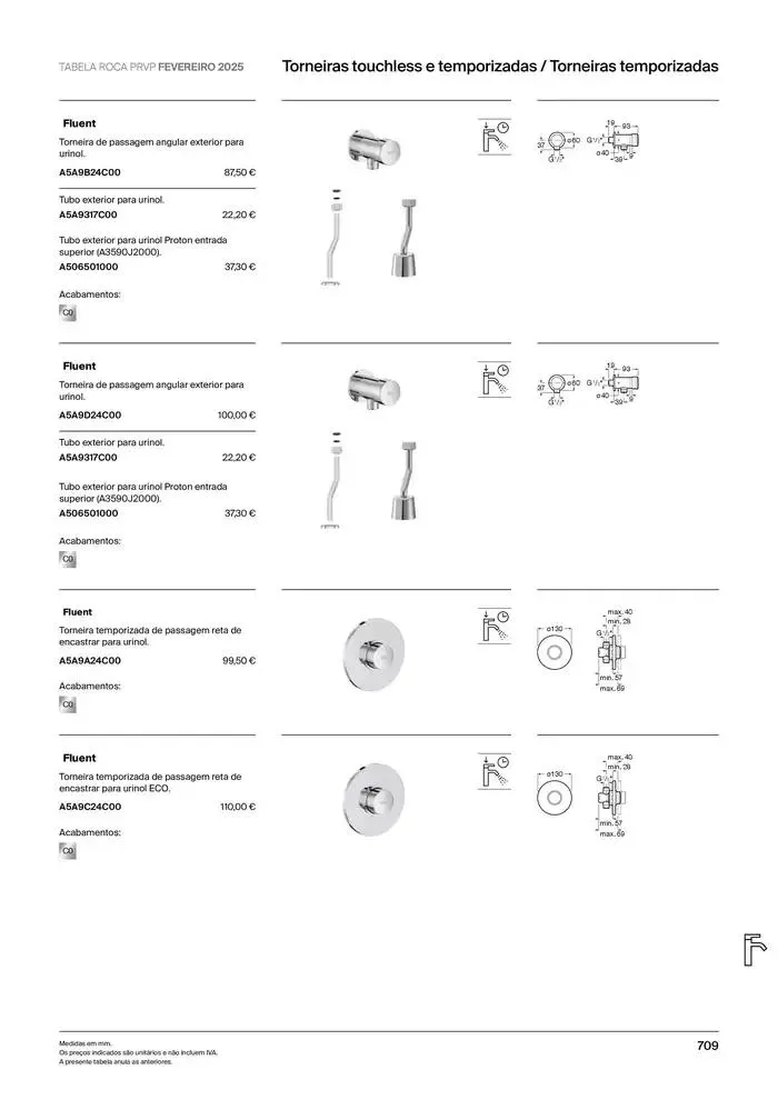 Folheto Soluções de Banho  de 6 de janeiro até 31 de dezembro 2025 - Pagina 711