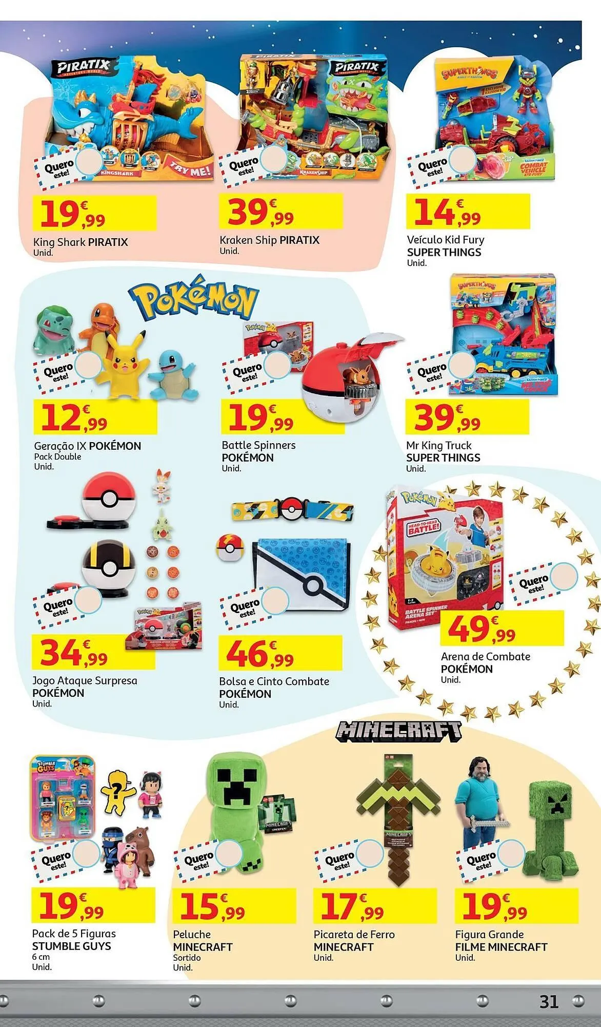 Folheto Folheto Auchan de 5 de novembro até 9 de dezembro 2025 - Pagina 31