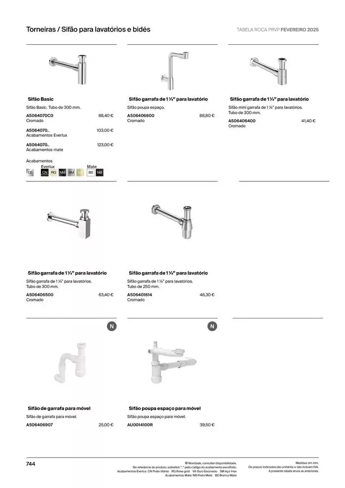 Folheto Soluções de Banho  de 6 de janeiro até 31 de dezembro 2025 - Pagina 746