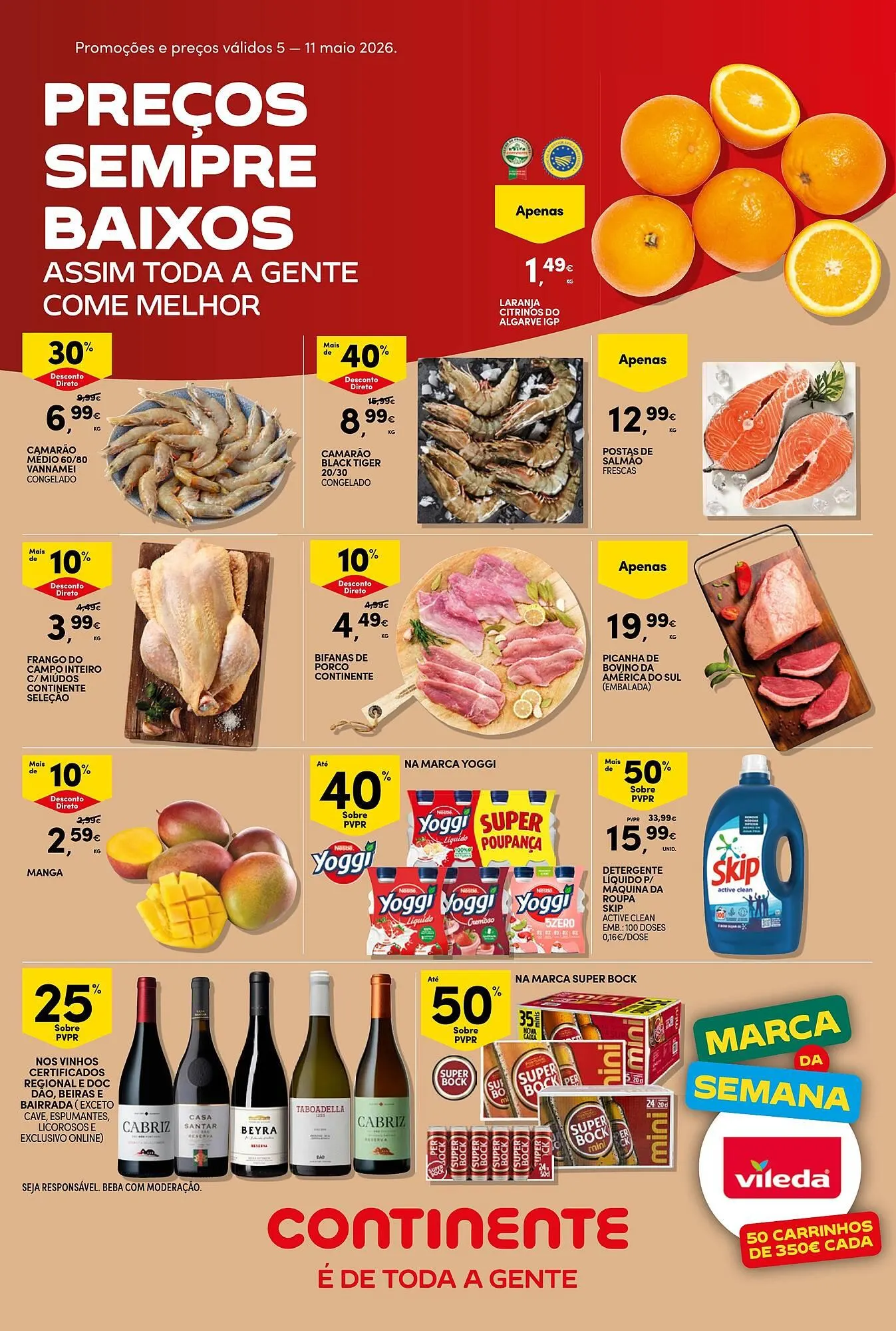 Folheto Folheto Continente Bom dia de 5 de maio até 11 de maio 2026 - Pagina 1