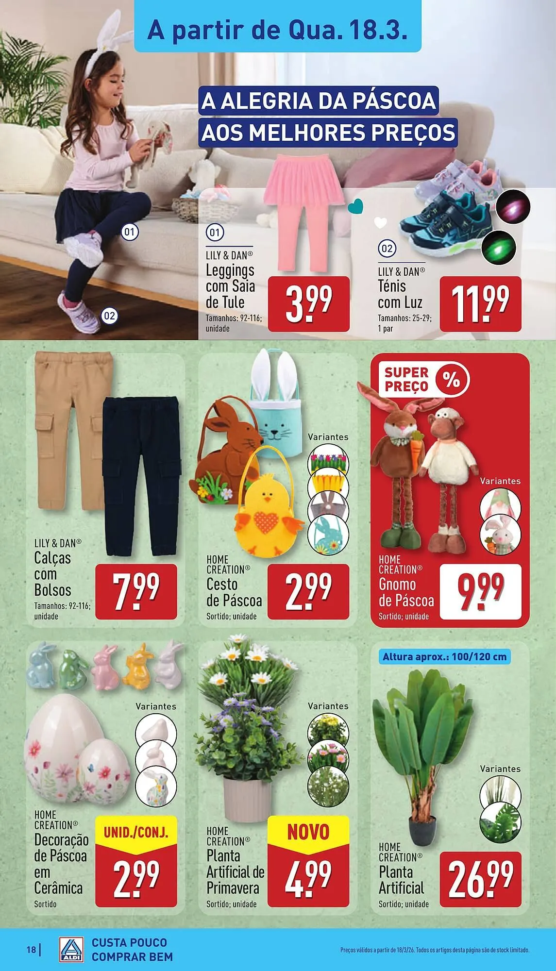Folheto Folheto ALDI de 16 de março até 22 de março 2026 - Pagina 18