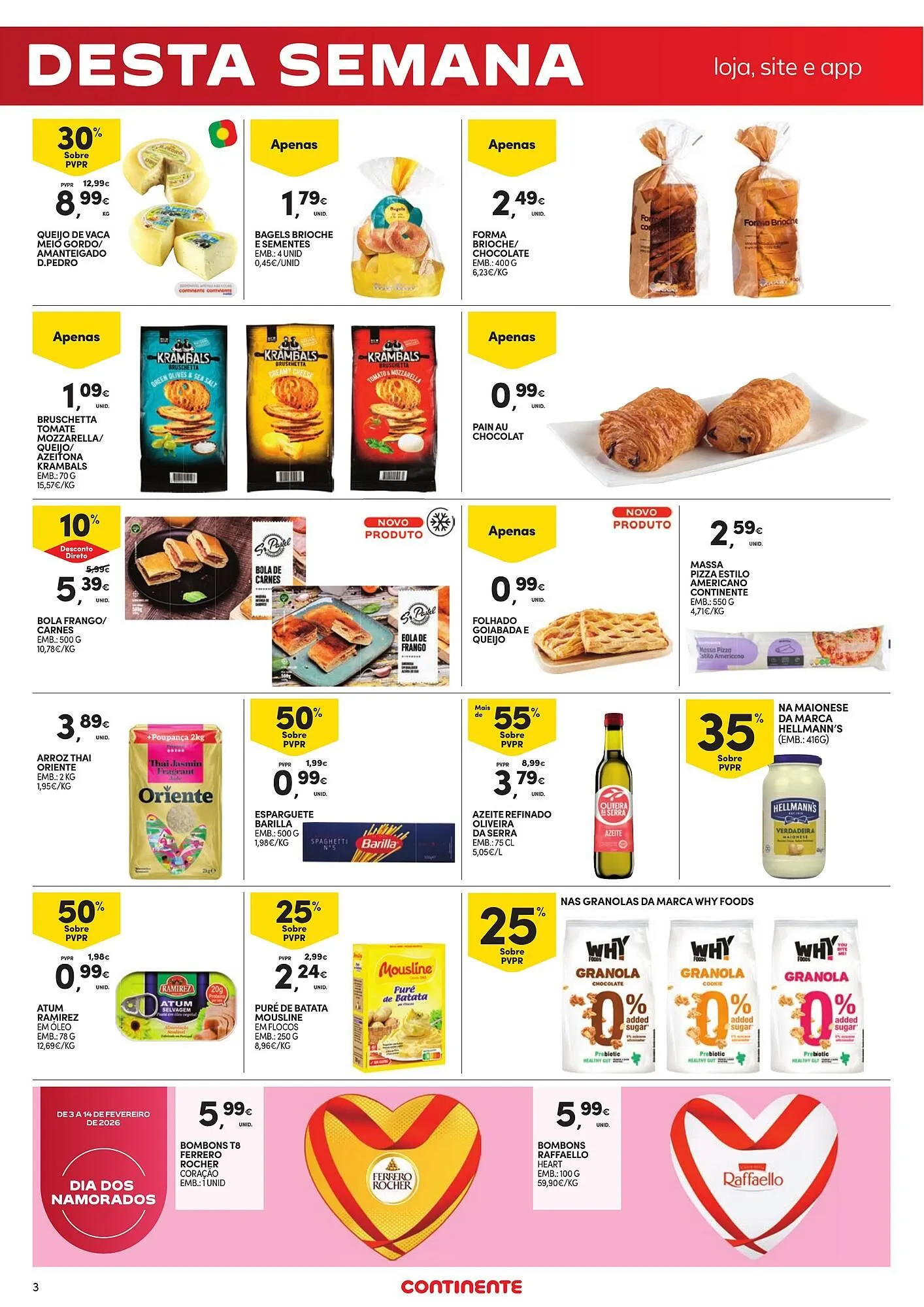 Folheto Folheto Continente de 6 de fevereiro até 9 de fevereiro 2026 - Pagina 3