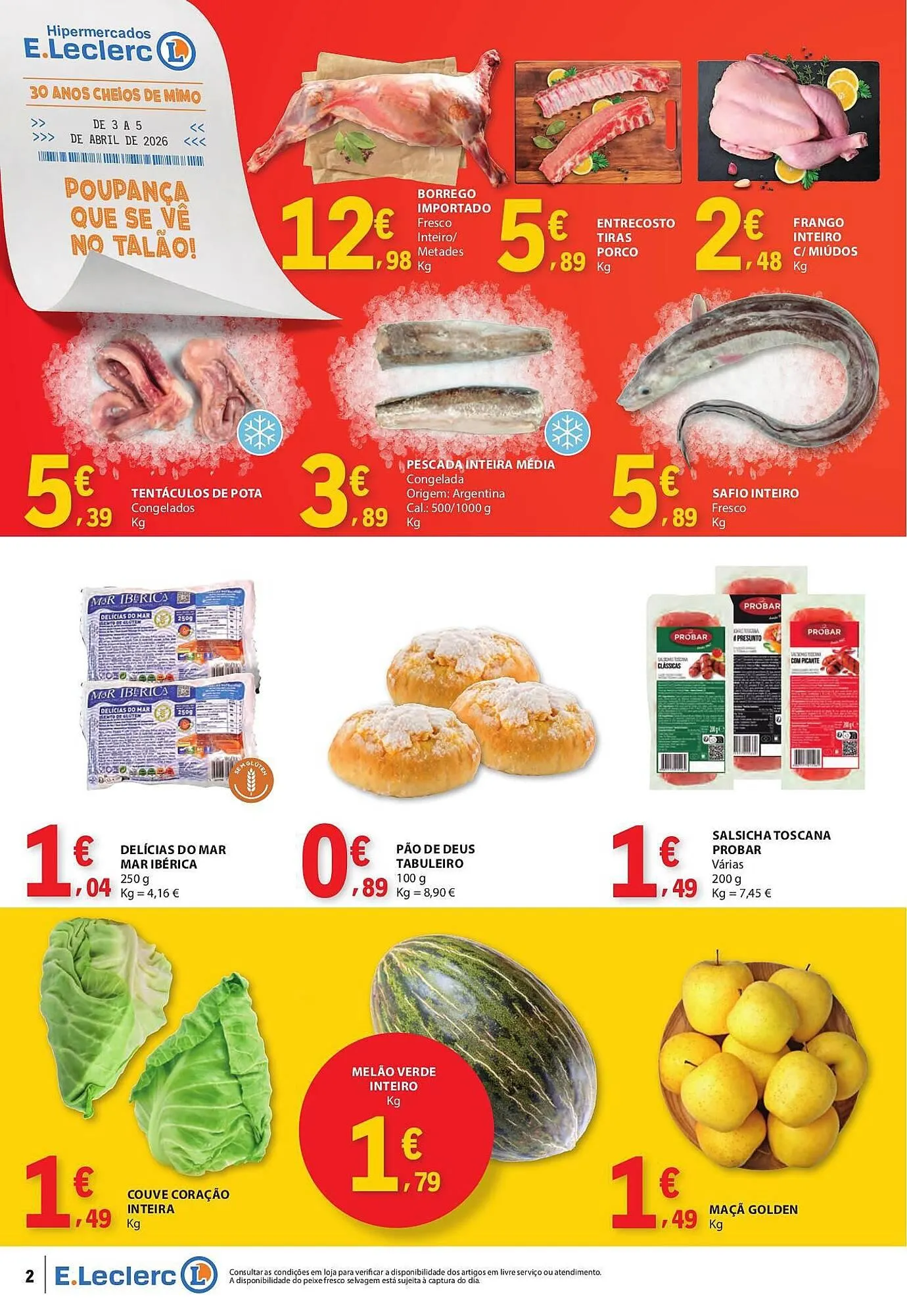 Folheto Folheto E.Leclerc de 3 de abril até 5 de abril 2026 - Pagina 2